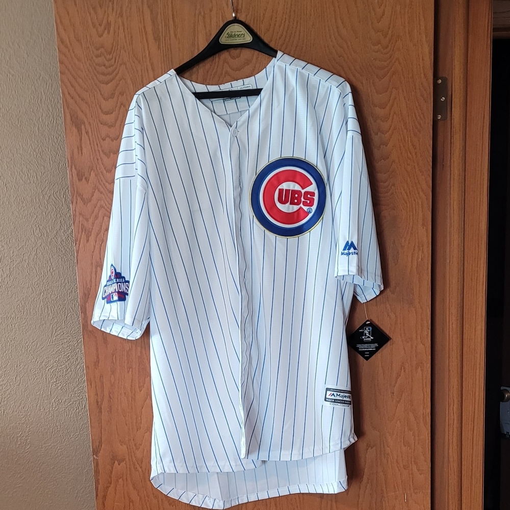 Majestic Cubs Anthony Rizzo World Series Jersey